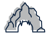 An illustration of a cave.